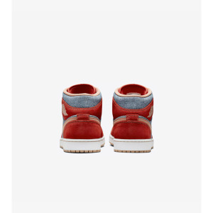 Кросівки Nike Air Jordan 1 Mid Denim Red DM4352-600