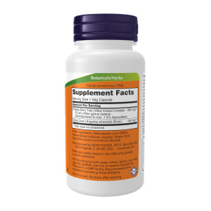 Капсули Now Foods Chaste Berry Vitex Extract 300 mg - 90 vcaps 2023-10-2496