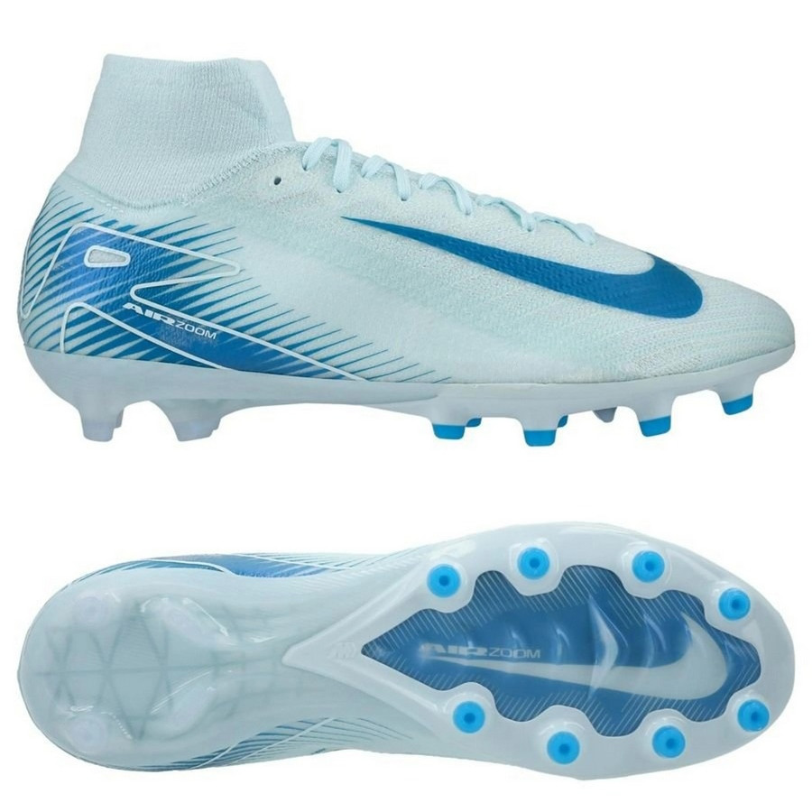Бутси дитячі Nike Mercurial Superfly 10 Elite AG-Pro High-Top FQ8339-400-J, Цвет Голубой, Размер (Ев FQ8339-400-J