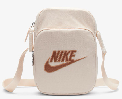 Сумка на плече Nike NK HERITAGE CROSSBODY - MTLC M 4L бежевий Уні 18x7,5x23 см FB3041-838
