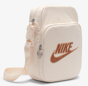 Сумка на плече Nike NK HERITAGE CROSSBODY - MTLC M 4L бежевий Уні 18x7,5x23 см FB3041-838