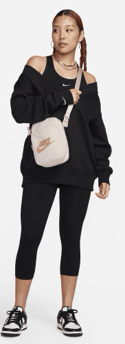 Сумка на плече Nike NK HERITAGE CROSSBODY - MTLC M 4L бежевий Уні 18x7,5x23 см FB3041-838