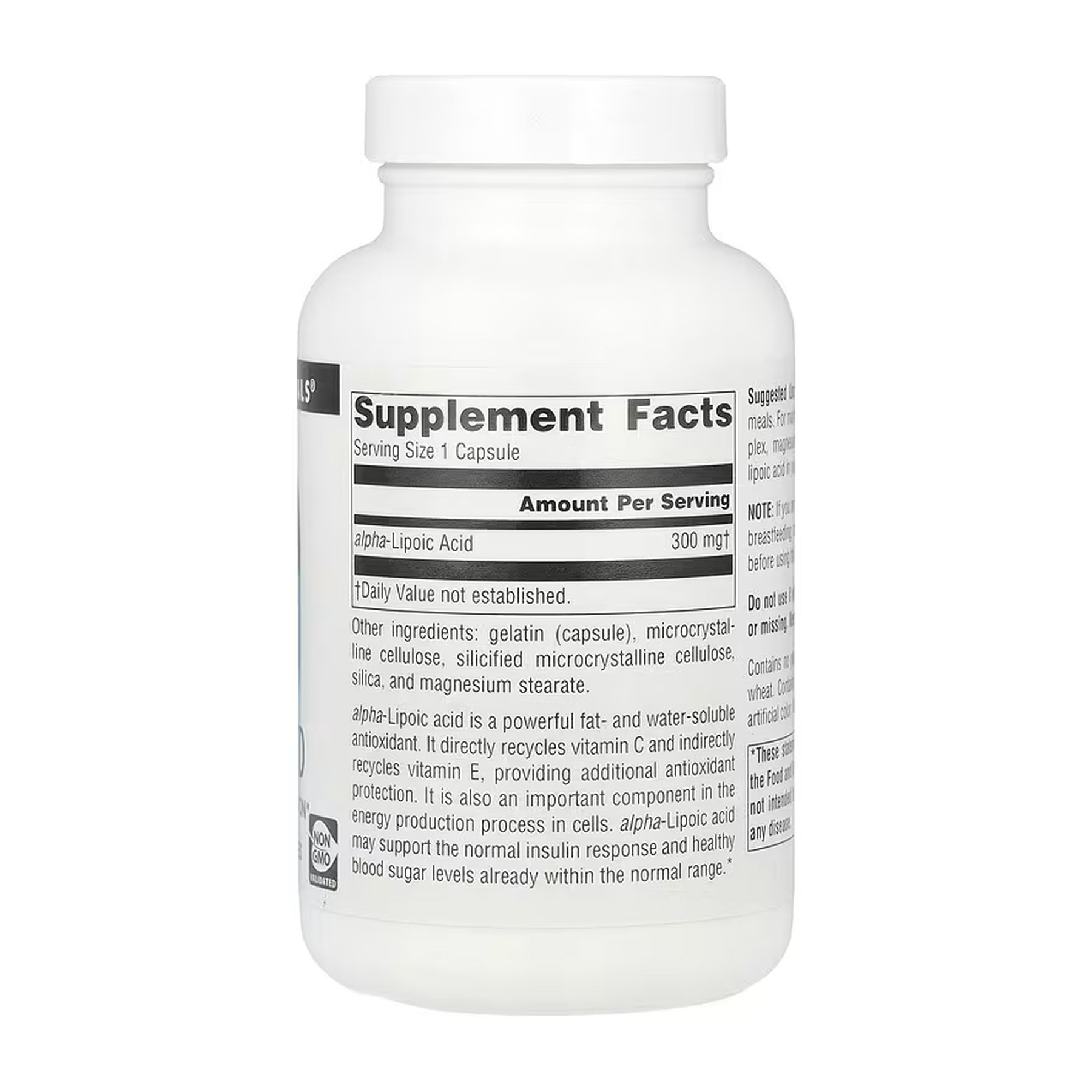 Капсули Source Naturals Alpha Lipoic Acid 300 mg - 120 caps 2023-10-6484