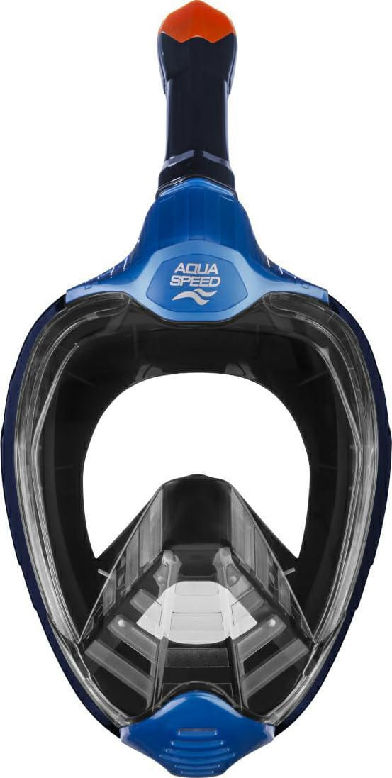 Маска для плавання Aqua Speed VEIFA ZX 9856 синій, червоний S/M (554-10) 554-10