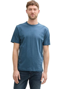 Футболка Basic cotton T-shirt 1045627-36985 Tom Tailor L Темно-синій 1045627-36985