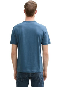 Футболка Basic cotton T-shirt 1045627-36985 Tom Tailor L Темно-синій 1045627-36985