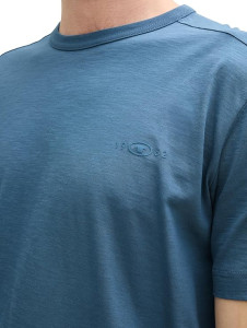 Футболка Basic cotton T-shirt 1045627-36985 Tom Tailor L Темно-синій 1045627-36985
