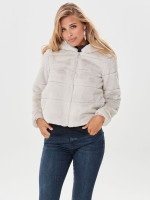 Куртка ONLCHRIS FUR  HOODED JACKET CC OTW 15156560-Pumice Stone ONLY M Сірий 15156560-Pumice Stone