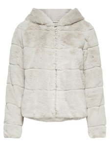 Куртка ONLCHRIS FUR HOODED JACKET CC OTW 15156560-Pumice Stone ONLY M Сірий 15156560-PUMICE STONE