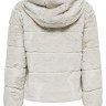 Куртка ONLCHRIS FUR HOODED JACKET CC OTW 15156560-Pumice Stone ONLY M Сірий 15156560-PUMICE STONE