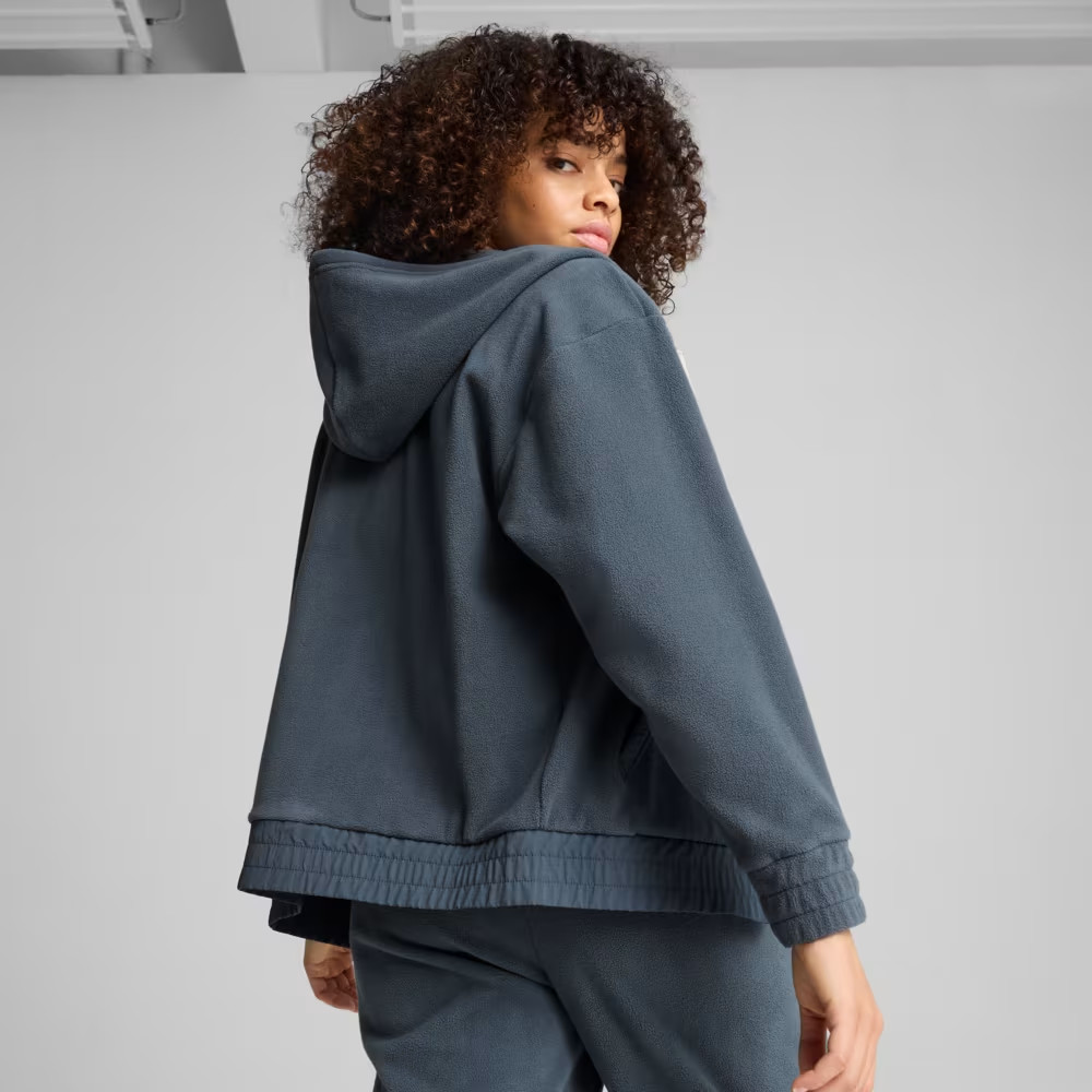 Кофта ESS ELEVATED Full-Zip Hoodie 68531525 Puma L Темно-сірий 68531525