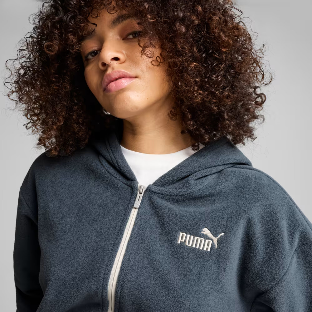 Кофта ESS ELEVATED Full-Zip Hoodie 68531525 Puma L Темно-сірий 68531525