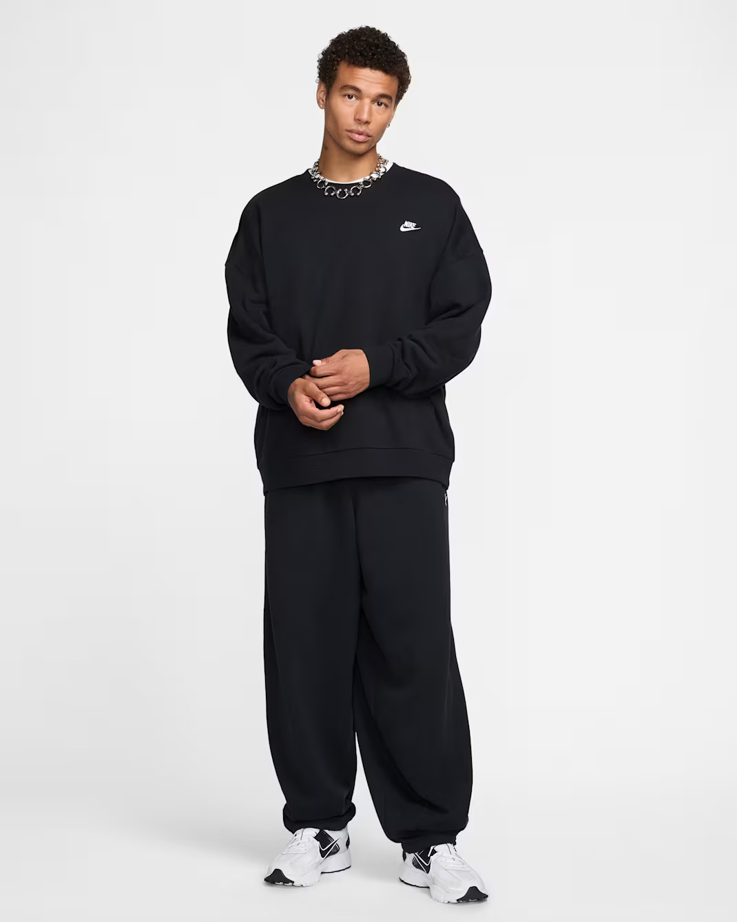 Штани чоловічі Nike Club Fleece Oversize-Hose Aus French Terry Black HJ1822-010