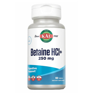 Таблетки Betaine HCl Plus 250mg - 100 tabs 2022-10-1006