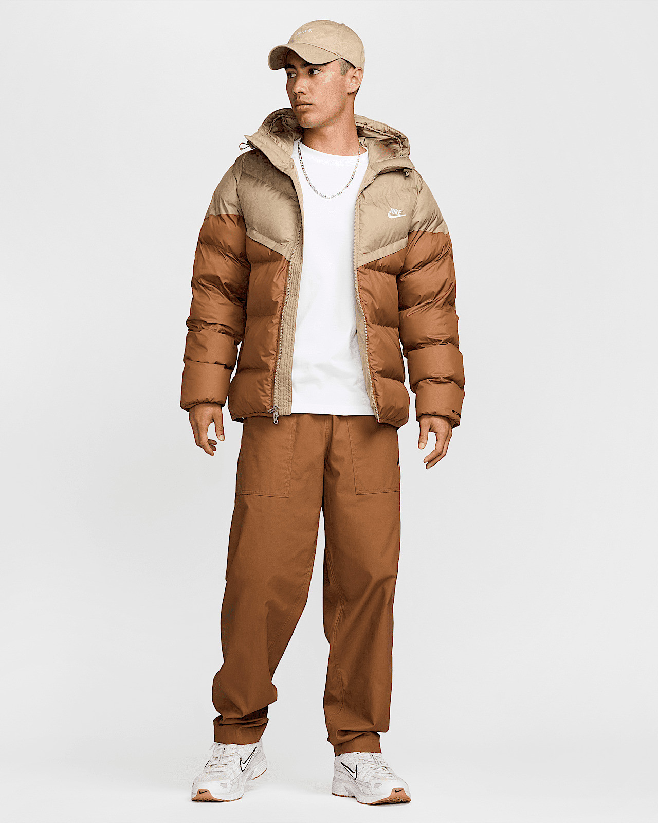 Куртка чоловіча Nike Windrunner Primaloft Storm-Fit Hooded Puffer Brown FB8185-248