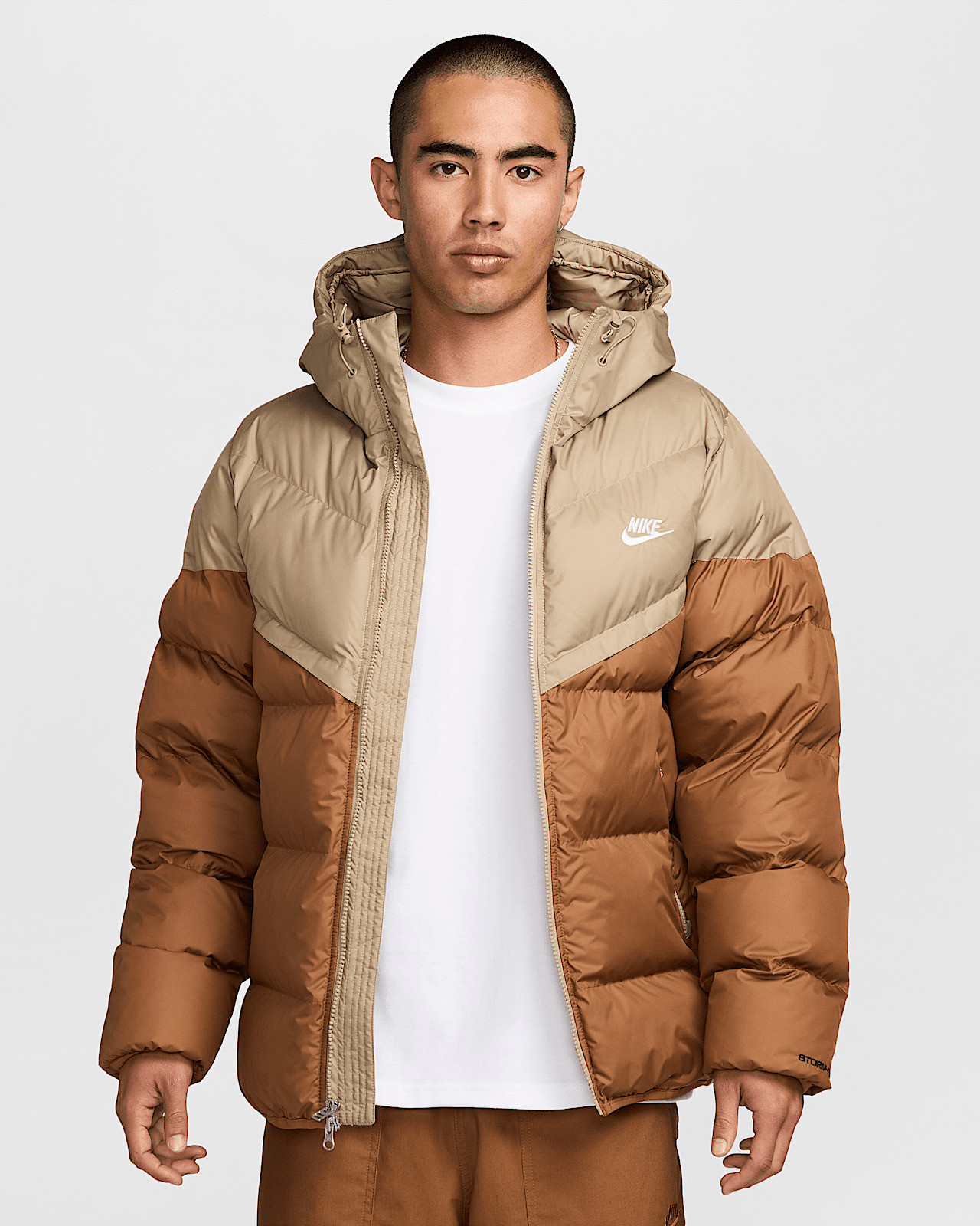 Куртка чоловіча Nike Windrunner Primaloft Storm-Fit Hooded Puffer Brown FB8185-248
