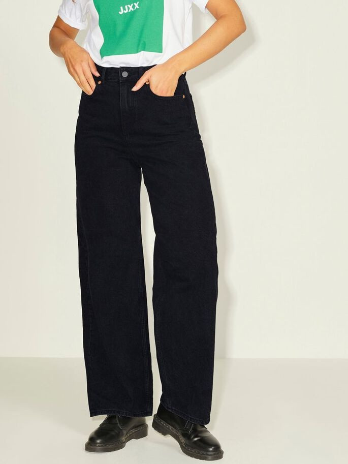 Джинси JXTOKYO WIDE HW CRE6004 NOOS 12207161-Black Denim JJXX 30/32 Чорний 12207161-BLACK DENIM