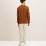 Кофта BASIC CREW NECK SWEATER 1027299-30313 Tom Tailor XXL Коричневий 1027299-30313