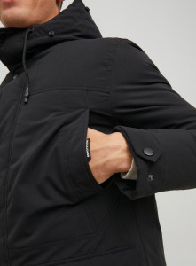 Парка JJWINNER PARKA NO FUR 12218773-Black Jack&Jones L Чорний 12218773-BLACK