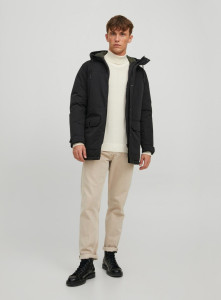Парка JJWINNER PARKA NO FUR 12218773-Black Jack&Jones L Чорний 12218773-BLACK