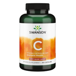 Таблетки Vitamin C with Rose Hips 1000 mg - 90 caps 100-66-6615636-20