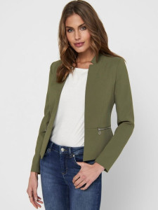 Піджак ONLMADDY-KOMA LS SHORT ZIP BLAZER CC TLR 15218437 Kalamata ONLY 34 Хакі 15218437KALAMATA