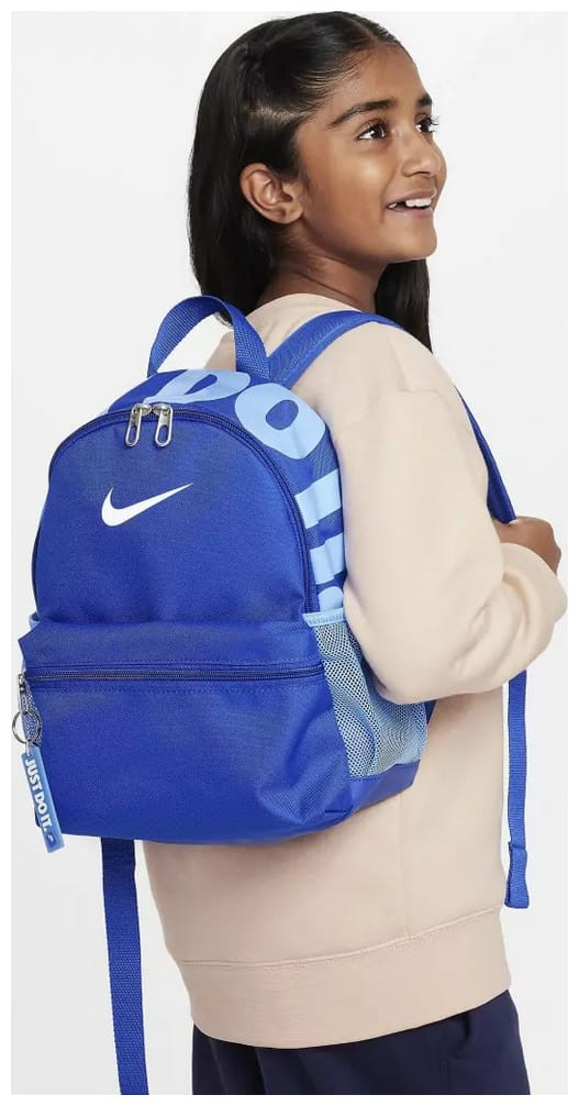 Рюкзак Nike Y NK BRSLA JDI MINI BKPK 11L синій Діт 33 х 25 х 13 см DR6091-480