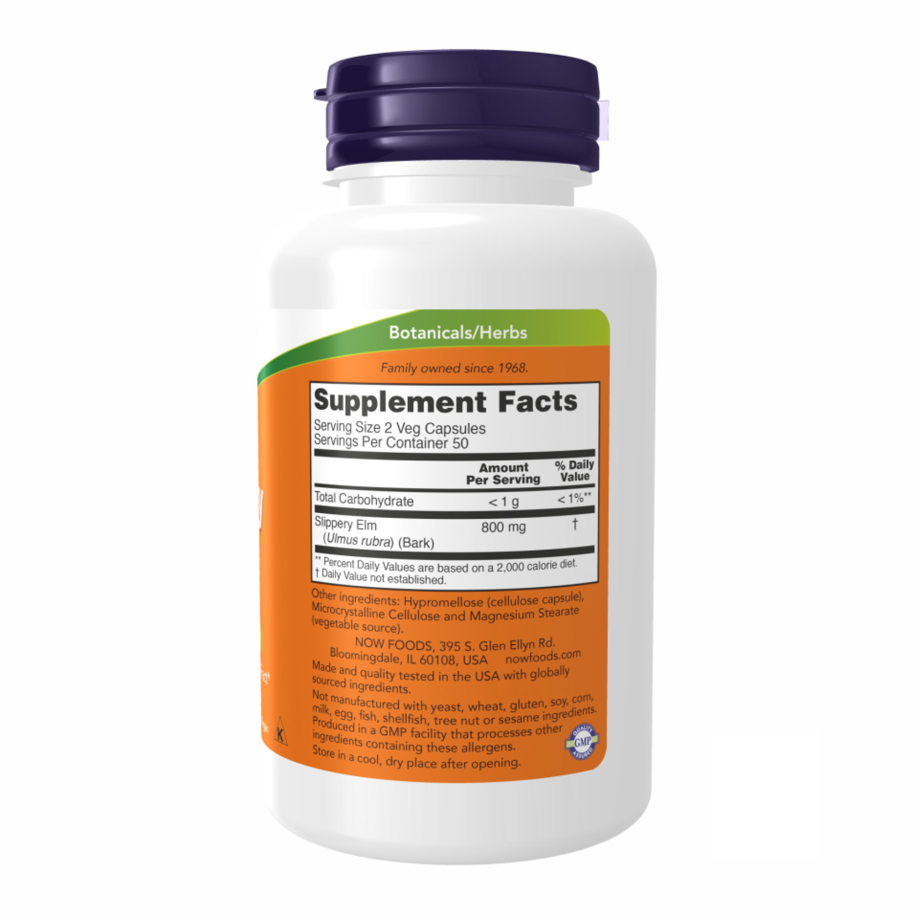Капсули Slippery Elm 400 mg - 100 vcaps 2022-10-0117