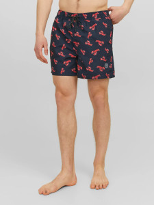 Шорти для плавання JPSTFIJI JJSWIM AOP LY SN 12227247-Navy Blazer Jack&Jones L Темно-синій 12227247-NAVY BLAZER