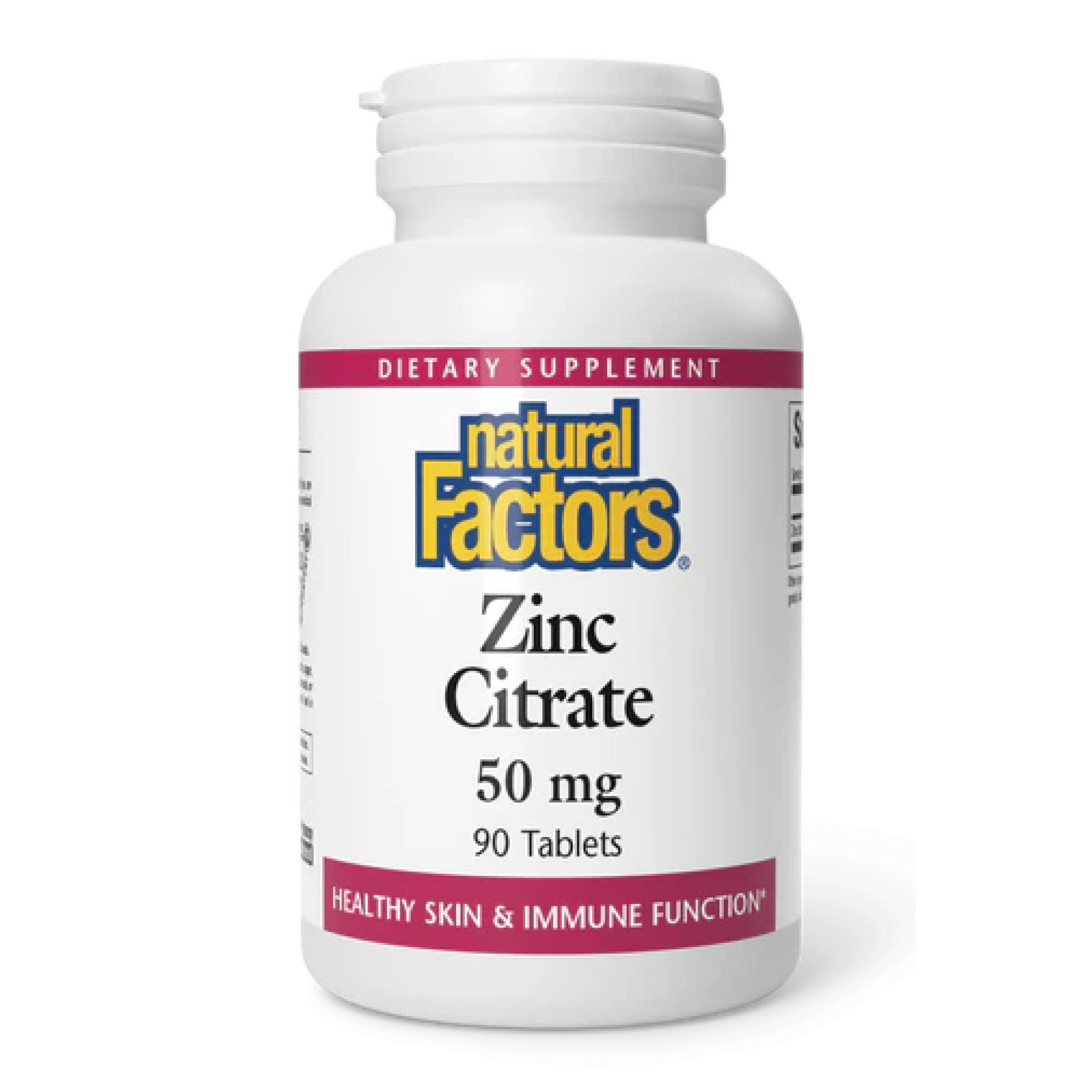 Таблетки Natural Factors Zinc Citrate 50mg - 90 tabs 2023-10-3826