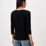 Футболка Basic Slub langarm-T-shirt 1038028-14482 Tom Tailor L Чорний 1038028-14482