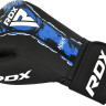 Рукавиці боксерські RDX BOXING GLOVES NEW AURA F17 чорний, синій Уні 12 унцій BGR-F17BU
