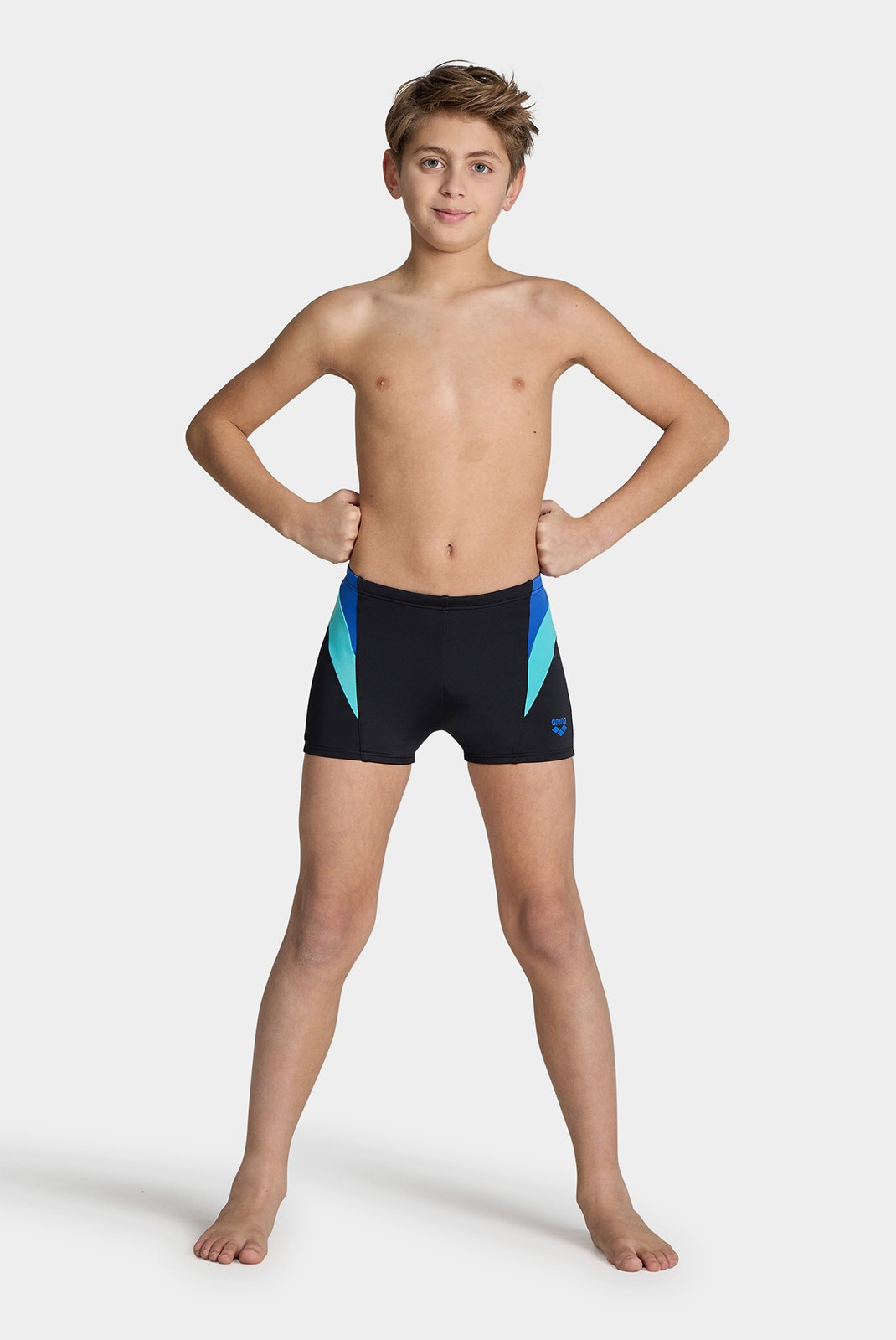 Плавки диятчі SWIM SHORT PANEL 006010-578 Arena 6 Чорний 006010-578