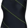 Купальник закритий для жінок Aqua Speed SOPHIE 3232 чорний, зелений Жін 38 441-01