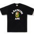 Футболка A BATHING APE CAMO COLLEGE TEE Black 1L25110012