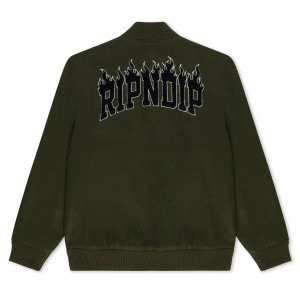 Куртка Ripndip FIRE SPIRIT VARSITY JACKET RNDFAL24102