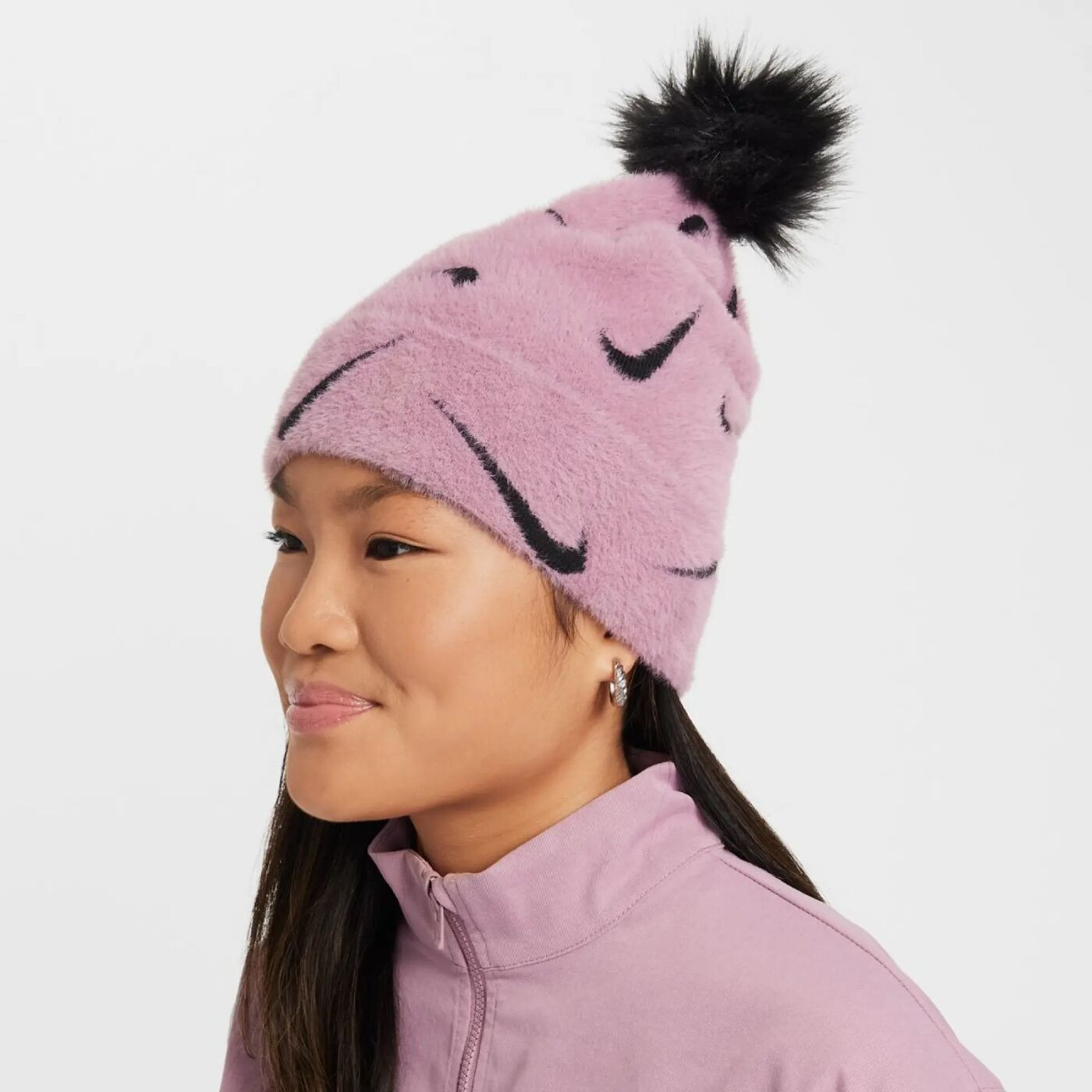 Шапка дитяча Nike Peak Pom Beanie Violet FZ3062-523