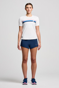 Футболка Saucony STOPWATCH GRAPHIC SHORT SLEEVE SAW800490-WHS4