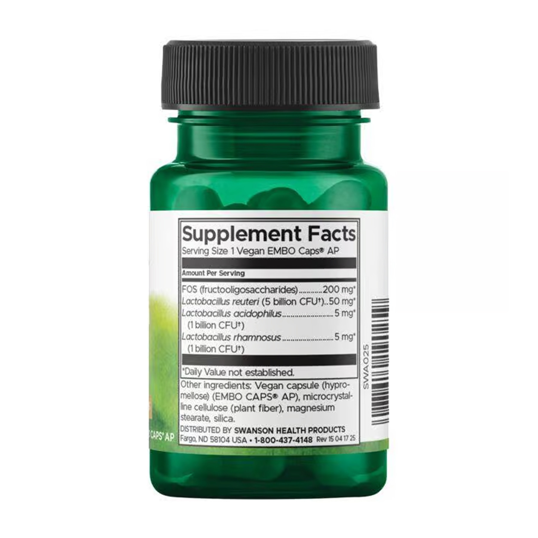 Капсули Swanson L. Reuteri Plus 7 billion Cfu - 30 vcaps 2023-10-5866