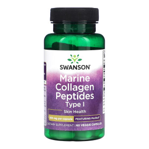 Капсули Swanson Marine Collagen Peptides Type I Featuring Morikol 500mg - 60 vcaps 2023-10-4067