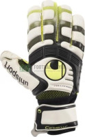 Рукавиці воротарські Uhlsport CERBERUS ABSOLUTGRIP ABSOLUTROLL біло-жовто-чорні 1000322 01 1000322-01