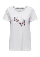 Футболка ONLKITA BEEFLY SS T-SHIRT NN 15278453-White-Detail:SEQUIN BEAUTY ONLY L Білий 15278453-WHITE-DETAIL:SEQ