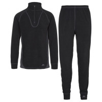 Термобілизна набір THRILLER - B UNISEX M/FLEECE BASE LAYER UABLSEN20001-Black Trespass L Чорний UABLSEN20001-Black