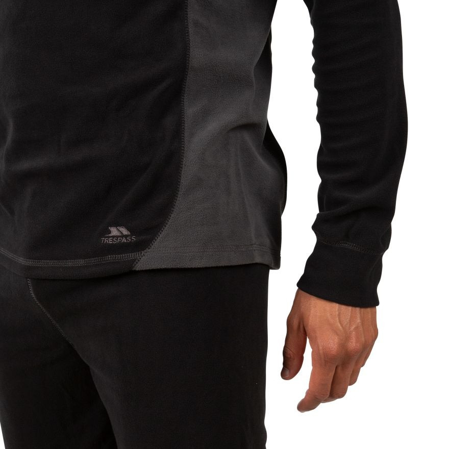 Термобілизна набір THRILLER - B UNISEX M/FLEECE BASE LAYER UABLSEN20001-Black Trespass L Чорний UABLSEN20001-Black