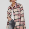 Куртка ONLDEENA-KAWI L/S CHECK SHACKET PNT 15235844-Flamingo Pink-Checks:Mojave Desert/ Night ONLY L 15235844-FLAMINGO PINK-CH