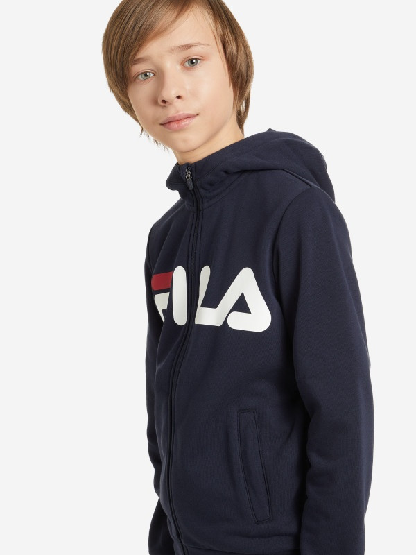 Толстовка для хлопчиків 114952FLA-Z4 FILA 122-128 (128) Темно-синій 114952FLA-Z4
