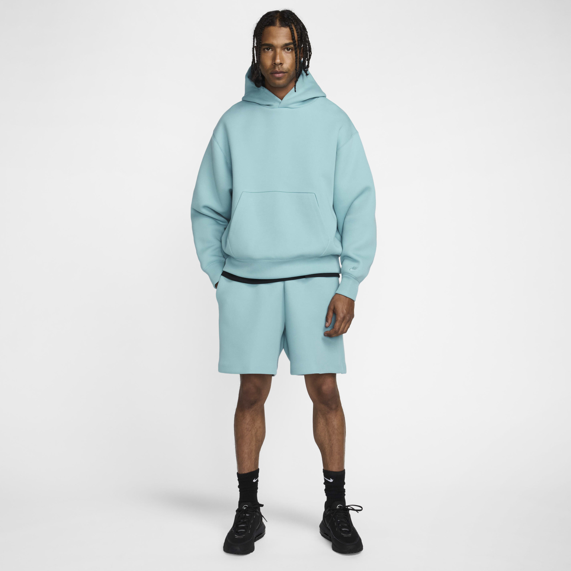 Худі чоловіче Nike Tech Reimagined Light Blue FZ0744-464
