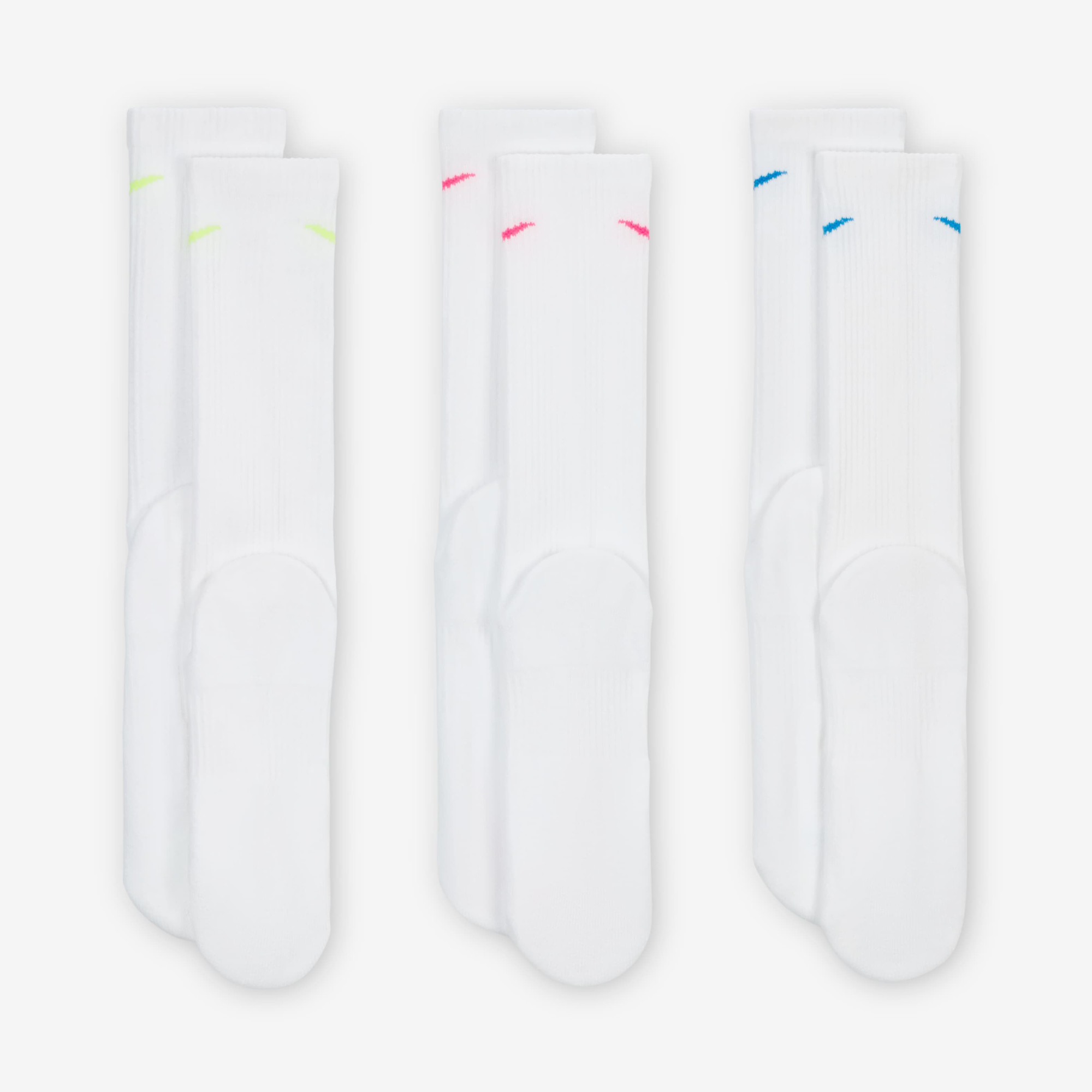 Шкарпетки Nike Everyday Plus Cushioned Crew White (3 пари) SX6888-938