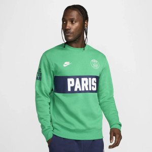 Худі чоловіче Nike Psg Nsw Club Crew Green FQ3010-324