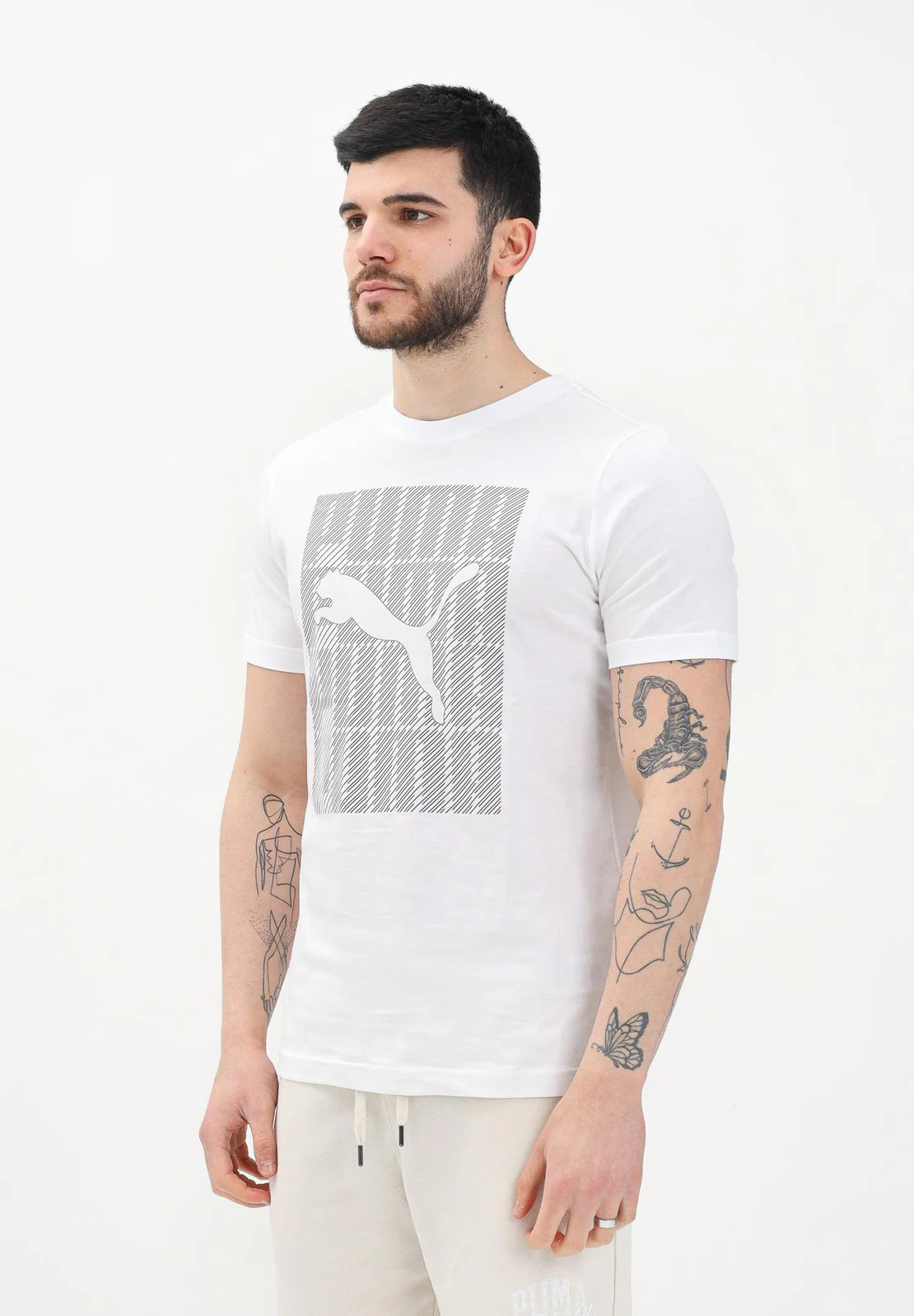 Футболка GRAPHICS Puma Wording Tee 68482502 Puma L Білий 68482502